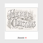 ADESIVO VINTAGE MERRY CHRISTMAS TRANSPARENTE STICKER<br><div class="desc">VINTAGE MERRY CHRISTMAS PERSONALIZADO CORTE TRANSPARENTE</div>