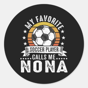 Adesivo Vintage Meu Jogador de Futebol Favorito Me Chama d