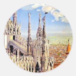 Adesivo Vintage Milano Viagem