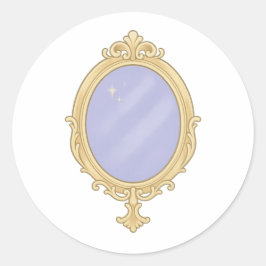 Adesivo Vintage mirror with glow