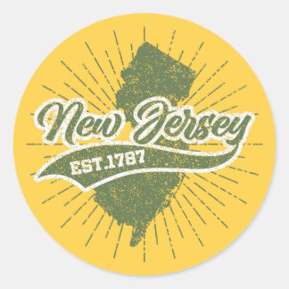 Adesivo Vintage New Jersey