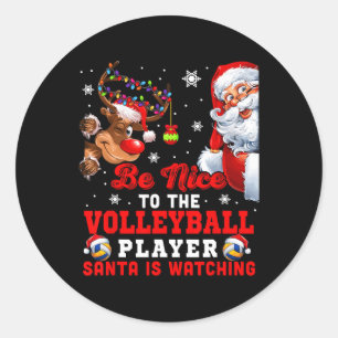 Adesivo Vintage Nice Aos Papais noeis De Voleibol É O Que