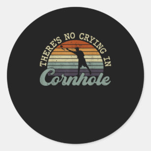 Adesivo Vintage No Choro Retro Cornhole