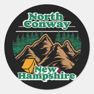 Adesivo Vintage North Conway New Hampshire