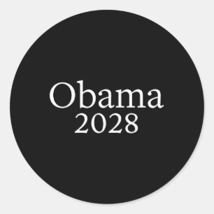 Adesivo Vintage Obama Para O Presidente 2028 Obama 2028