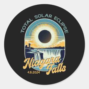 Adesivo Vintage Olhar Total Eclipse Solar Niagara Cai