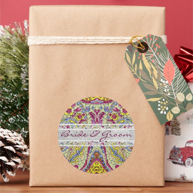 Adesivo Vintage Paisley (Feriado)