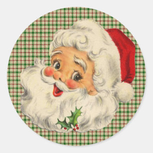 Adesivo Vintage Papai Noel