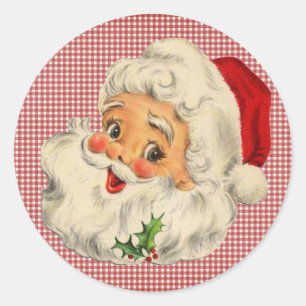 Adesivo Vintage Papai Noel