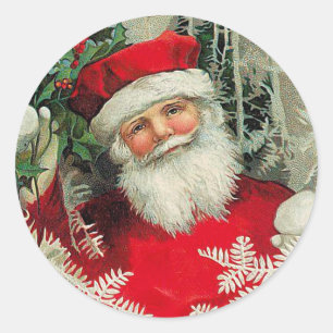 Adesivo Vintage Papai Noel