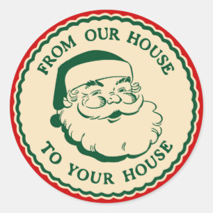 Adesivo Vintage Papai Noel