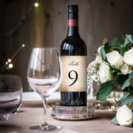 Adesivo Vintage Papel-pergaminho Números de Tabelas de Vin