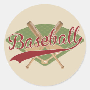 Adesivo Vintage parece Baseball Sticker
