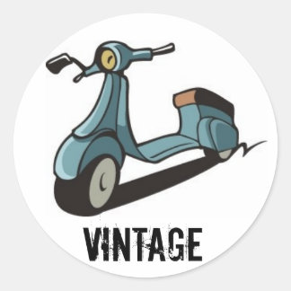 ADESIVO VINTAGE PATINETE STICKER