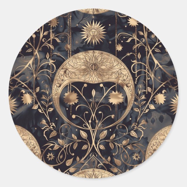 Adesivo Vintage personalizado Vintage Virgo Envelope Stick (Frente)