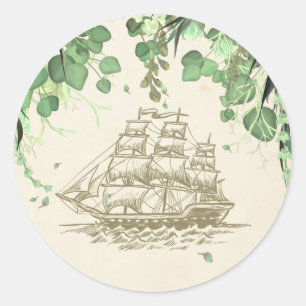 Adesivo Vintage Peter Pan Neverland Envelope Seals