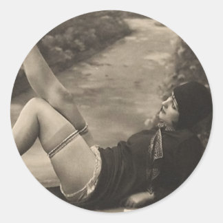 Adesivo Vintage Pin-Up Girl Stickers