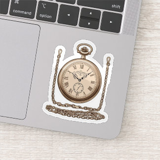 Adesivo Vintage Pocket Watch Sticker