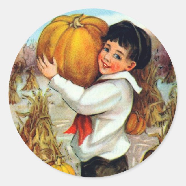 Adesivo Vintage Pumpkins (Frente)