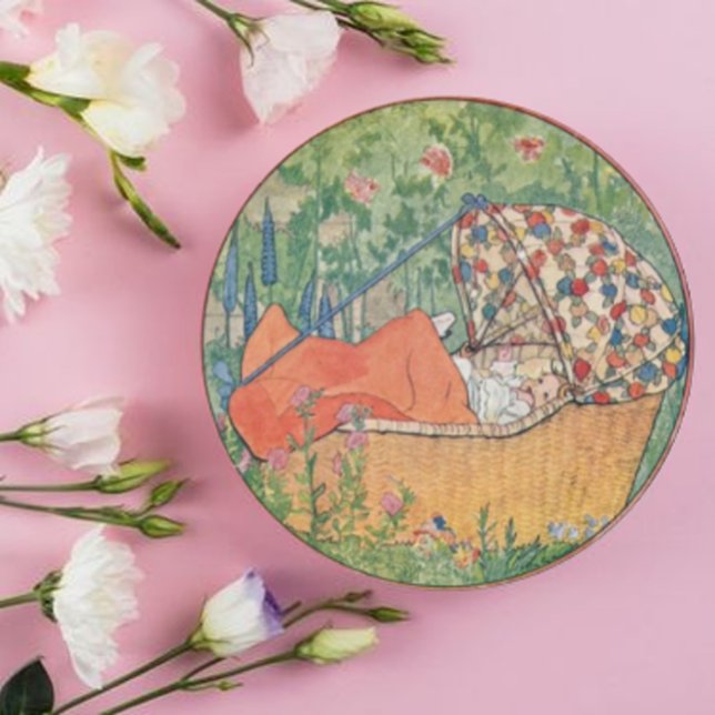 Adesivo Vintage Rie Cramer New Baby (Criador carregado)