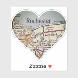 Adesivo Vintage Rochester NY