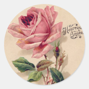 Adesivo Vintage Rosa Stickers
