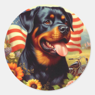 Adesivo Vintage Rottweiler