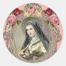 Adesivo Vintage Ruas Religiosas. Therese Carmelite Nun