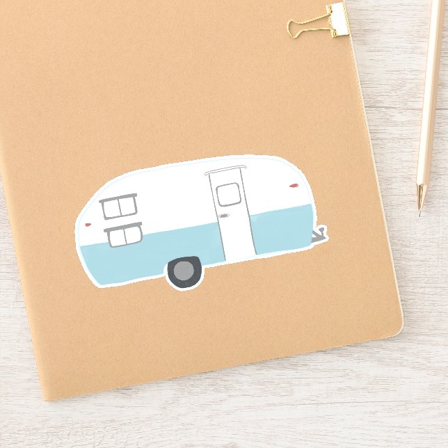 Adesivo Vintage RV Trailer Camper Crote Drath (Notebook)