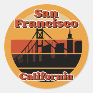 Adesivo Vintage San Francisco California
