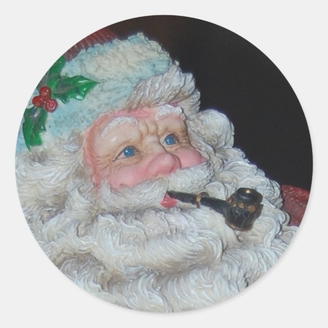 Adesivo Vintage Santa Claus (Frente)