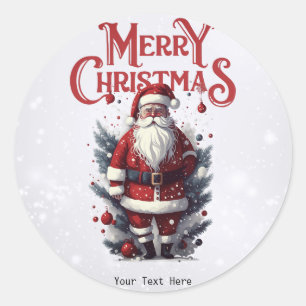 Adesivo Vintage Santa Claus
