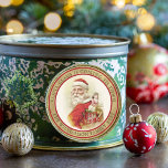 Adesivo Vintage Santa Claus Merry Christmas Sticker<br><div class="desc">Dê aos seus presentes o toque pessoal com charmoso vintage que Papai Noel se diverte com os adesivos de Natal. Prepare-se para os feriados com um estilo único e vintage de vintage de Vinheiros de Natal! Apresentando um clássico design do Papai Noel que trará alegria de férias para os entes...</div>