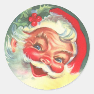 Adesivo Vintage Santa Claus Stickers