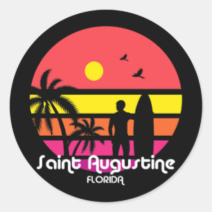 Adesivo Vintage Santo Augustine Flórida