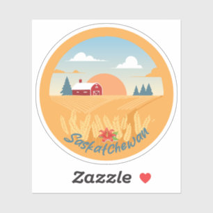 Adesivo Vintage Saskatchewan