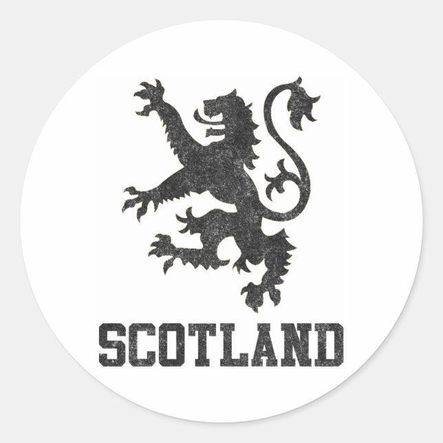 Adesivo Vintage Scotland (Frente)