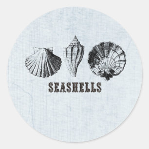 Adesivo Vintage Seashells
