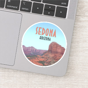 Adesivo Vintage Sedona Arizona Bell Rock Canyon