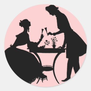 Adesivo Vintage Silhouette