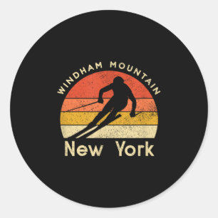 Adesivo Vintage Ski Windham Mountain New York