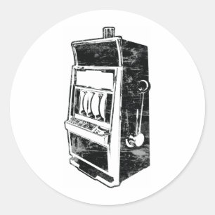 Adesivo Vintage Slot Machine