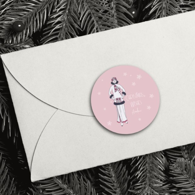 Adesivo Vintage Snow Queen Christmas (Criador carregado)