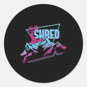 Adesivo Vintage Snowboard Clothing 80s 90s
