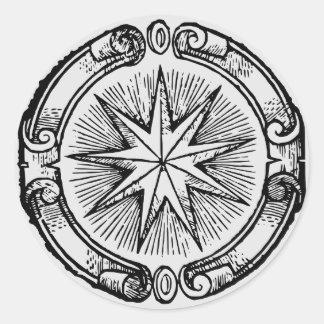 Adesivo Vintage Star Emblem