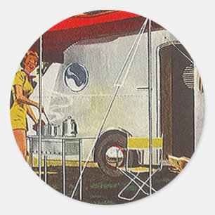 Adesivo Vintage Sticker Tin Can Aluminium Camper Glaming
