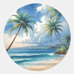 Adesivo Vintage Style Havaiano Viagem Aloha Do Havaí