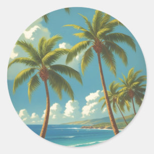 Adesivo Vintage Style Havaiano Viagem Aloha Do Havaí