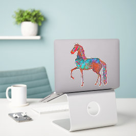 Adesivo Vintage Style Horse Art Cut Sticker