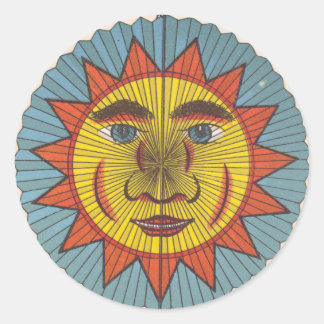 Adesivo Vintage Sun Paper Lanterna